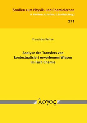 Analyse des Transfers von kontextualisiert erworbenem Wissen im Fach Chemie