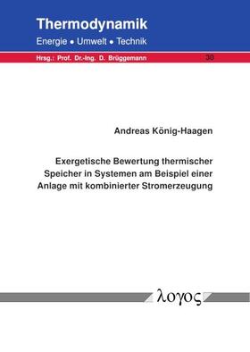 Exergetische Bewertung thermischer Speicher in Systemen am Beispiel einer Anlage mit kombinierter Stromerzeugung