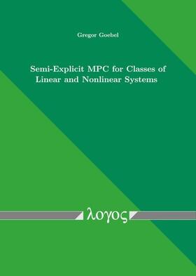 Semi-Explicit MPC for Classes of Linear and Nonlinear Systems