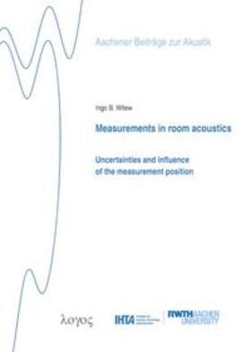 Measurements in room acoustics