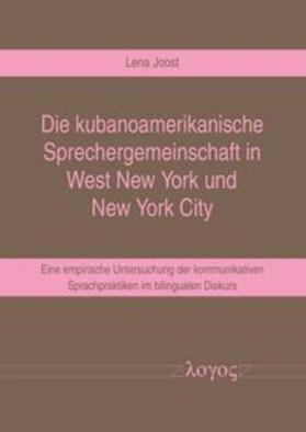 Die kubanoamerikanische Sprechergemeinschaft in West New York und New York City
