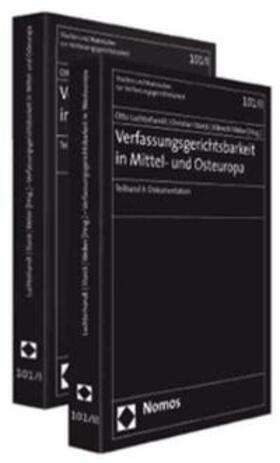 Verfasungsgerichtsbarkeit in Mittel- und Osteuropa 2 Bd.
