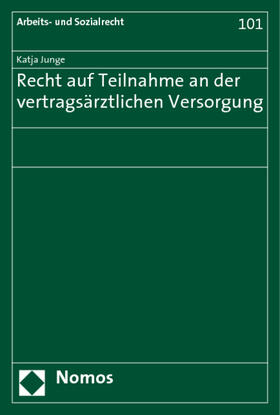 Recht auf Teilnahme an der vertragsärztlichen Versorgung