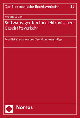 Softwareagenten im elektronischen Geschäftsverkehr