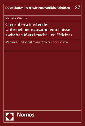 Günther: Grenzüberschreitende Unternehmenszusammenschlüsse