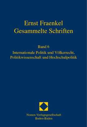 Ernst Fraenkel - Gesammelte Schriften 6