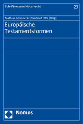 Europäische Testamentsformen