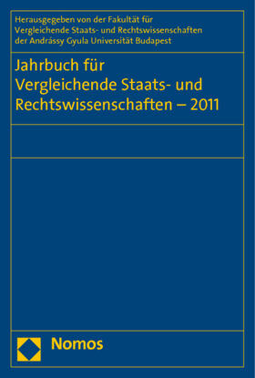 Jahrbuch für Vergleichende Staats- und Rechtswissenschaften - 2011