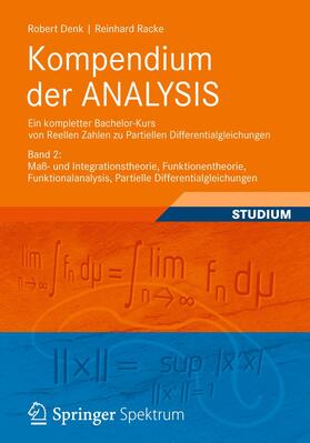 Kompendium der ANALYSIS - Ein kompletter Bachelor-Kurs von Reellen Zahlen zu Partiellen Differentialgleichungen 2