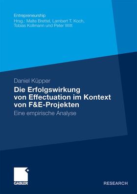 Die Erfolgswirkung von Effectuation im Kontext von F&E-Projekten