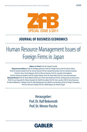 Human Resource Management Issues of Foreign Firms in Japan