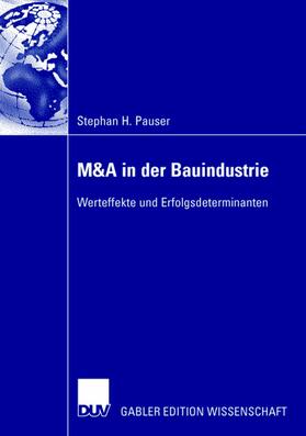 M&A in der Bauindustrie