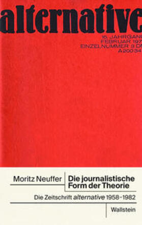 Die journalistische Form der Theorie