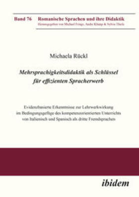 Mehrsprachigkeitsdidaktik als Schlüssel für effizienten Spracherwerb