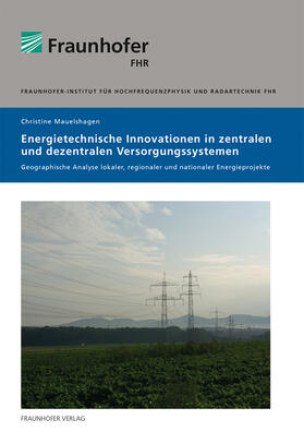 Energietechnische Innovationen in zentralen und dezentralen Versorgungssystemen.