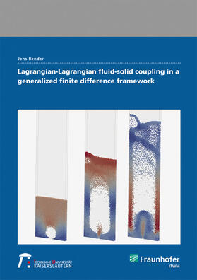 Lagrangian-Lagrangian fluid-solid coupling in a generalized finite difference framework.