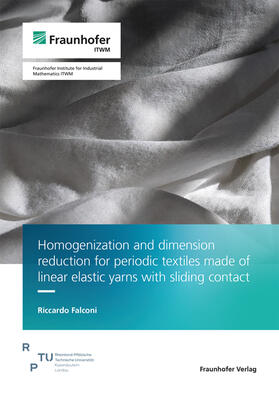 Homogenization and dimension reduction for periodic textiles made of linear elastic yarns with sliding contact
