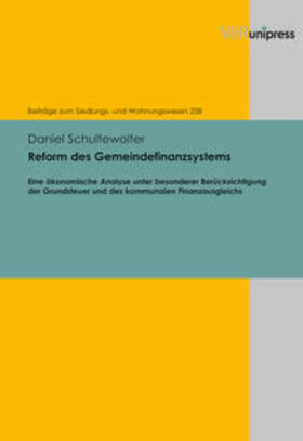 Schultewolter, D: Reform des Gemeindefinanzsystems