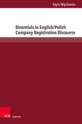 Wieclawska, E: Binomials in English/Polish Company Registrat