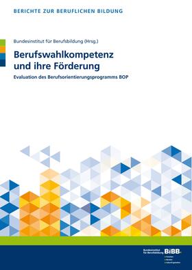 Berufswahlkompetenz und ihre Förderung