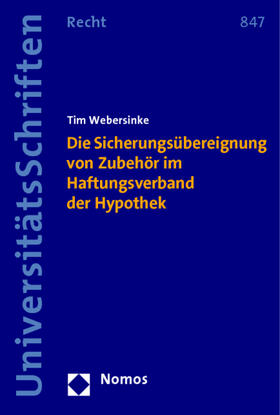 Die Sicherungsübereignung von Zubehör im Haftungsverband der Hypothek