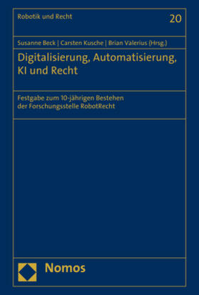 Digitalisierung, Automatisierung, KI und Recht