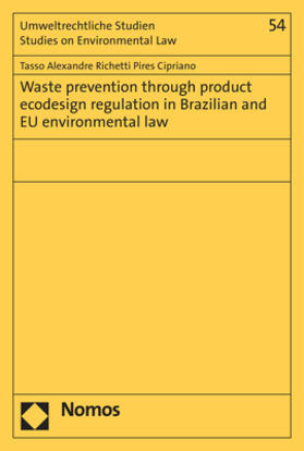 Cipriano, T: Waste prevention through product ecodesign regu
