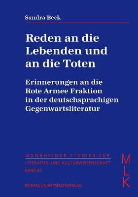 Reden an die Lebenden und die Toten