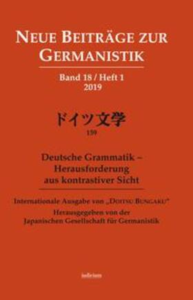 Neue Beiträge zur Germanistik, Band 18 / Heft 1 / 2019