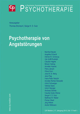 Psychotherapie von Angststörungen