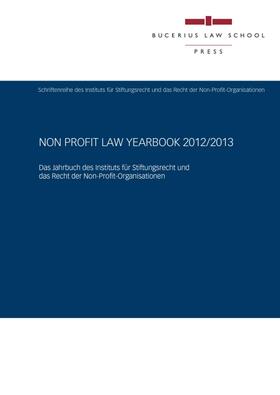 Non Profit Law Yearbook 2012/2013