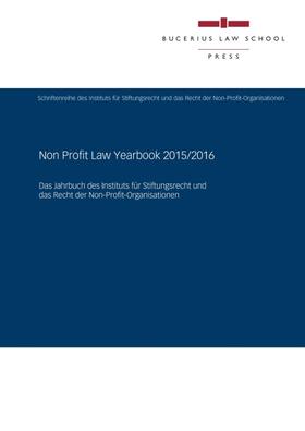 Non Profit Law Yearbook 2015/2016