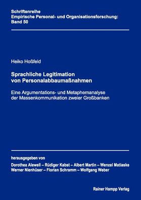 Sprachliche Legitimation von Personalabbaumaßnahmen