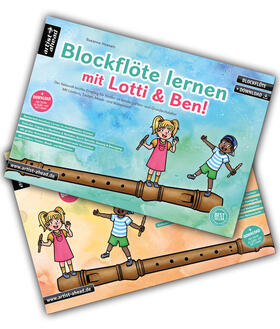 Blockflöte lernen mit Lotti & Ben - Band 1 + 2 im Set!