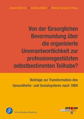 Von der fürsorglichen Bevormundung über die organisierte Unverantwortlichkeit zur professionsgestützten selbstbestimmten Teilhabe?