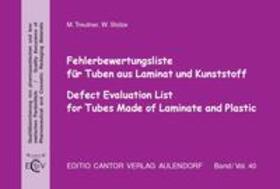 Fehlerbewertungsliste für Tuben aus Laminat und Kunststoff