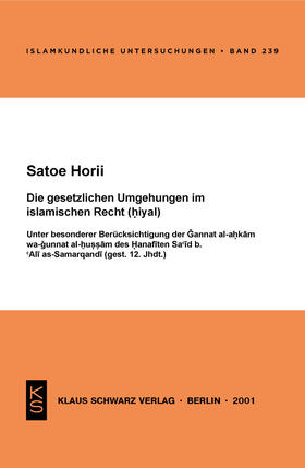 Die gesetzlichen Umgehungen im islamischen Recht (hiyal)