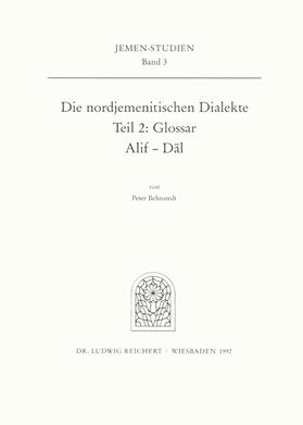 Die nordjemenitischen Dialekte (Glossar)