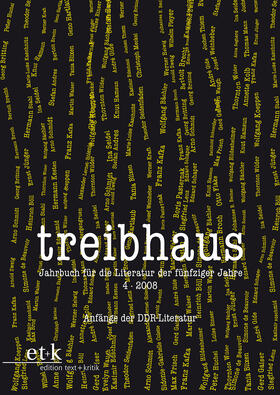 treibhaus 4/Die Anfänge der DDR-Literatur/mit CD