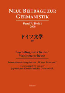 Neue Beiträge zur Germanistik. Band 7 / Heft 1