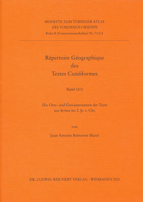 Répertoire Géographiques des Textes Cunéiformes