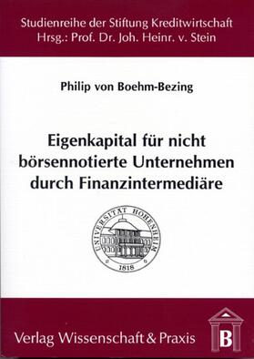 Eigenkapital für nicht börsennotierte Unternehmen durch Finanzintermediäre