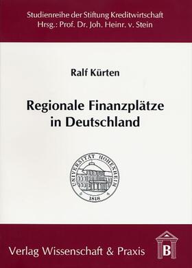 Regionale Finanzplätze in Deutschland