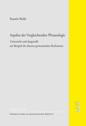 Aspekte der Vergleichenden Phraseologie