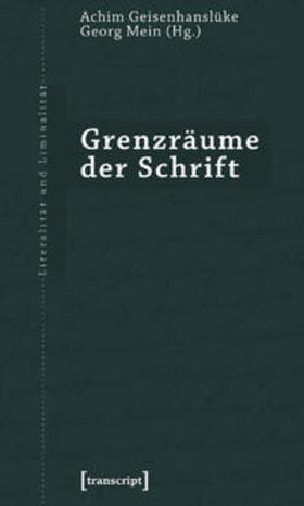 Grenzräume der Schrift