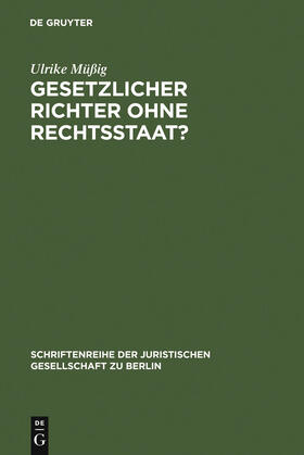 Gesetzlicher Richter ohne Rechtsstaat?