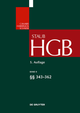 Handelsgesetzbuch: HGB - Band 8/1