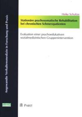 Stationäre psychosmatische Rehabilitation bei chronischen Schmerzpatienten
