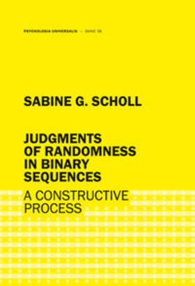 Judgments of randomness in binary sequences