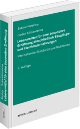 Lebensmittel für eine besondere Ernährung einschließlich Säuglings- und Kleinkindernahrungen